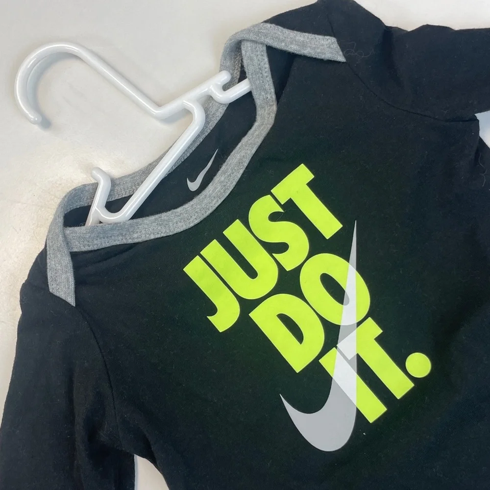 Nike Black and Gray onesie with‎ Neon Accents
